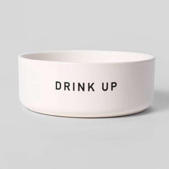 Brand New Boots & Barkley 32oz “Drink Up” Doggie Drinking Bowl– Alabaster Color - Picture 4 of 7